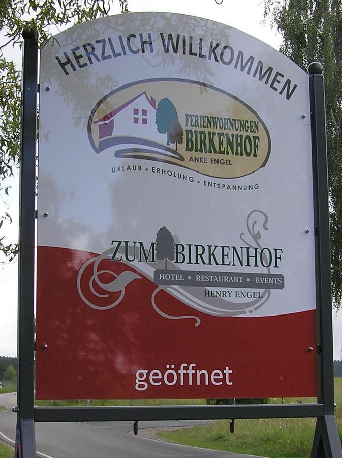 Hotel Zum Birkenhof Stechlin Esterno foto